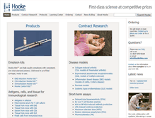 Tablet Screenshot of hookelabs.com